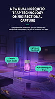 Electric Zapper Mosquito Lamp - Rechargeable Electric Zapper Mosquito Lamp - Rechargeable