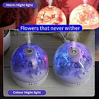 Eternal Flower Humidifier & Colourful Night Lamp