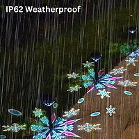 Snow Flake Solar Stake Light Snow Flake Solar Stake Light