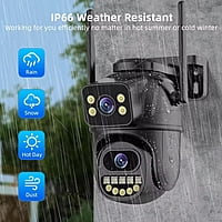 8MP Coverage - WIFI Dual Lens Security Camera 8MP Coverage - WIFI Dual Lens Security Camera