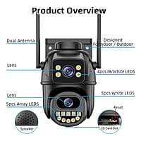 8MP Coverage - WIFI Dual Lens Security Camera 8MP Coverage - WIFI Dual Lens Security Camera